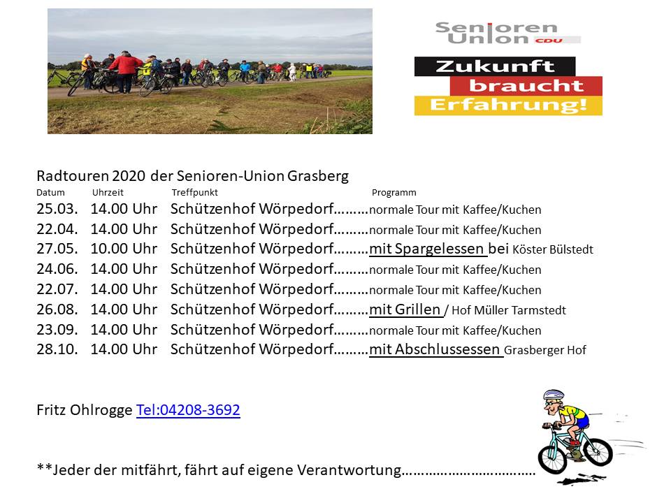 Senioren Union Grasberg -aktiv.